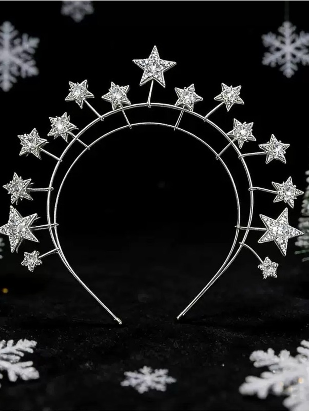 Silver Star Halo Headband for Kids